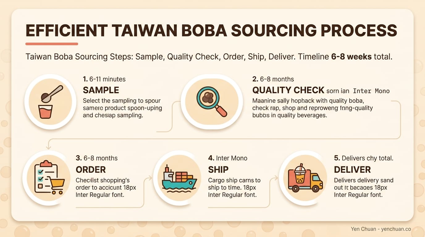 Direct-from-Taiwan sourcing workflow