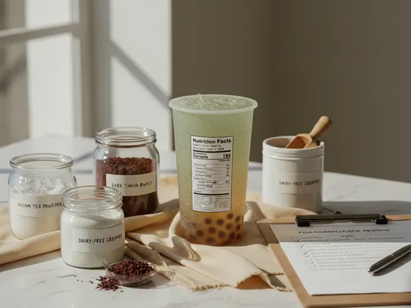 Bubble Tea Ingredients Nutrition Labeling: FDA Requirements for the US Market
